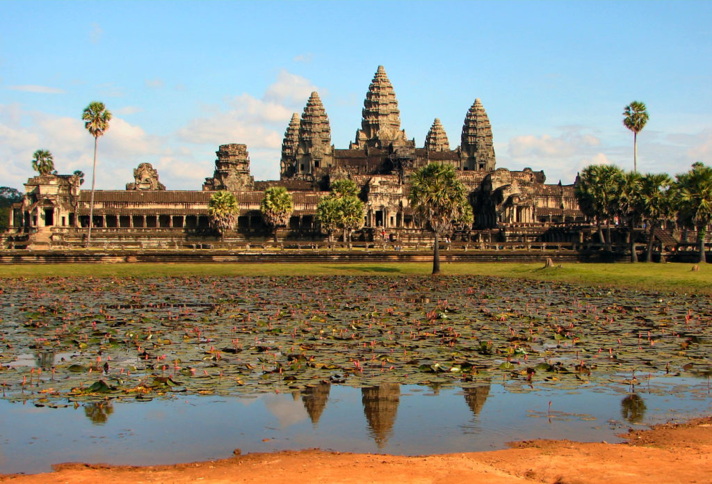 Turistas en Angkor (Camboya).