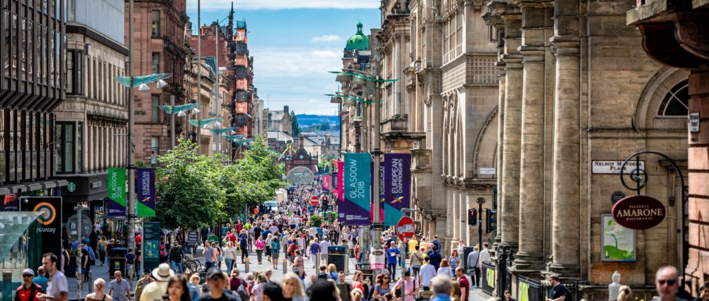 Galerías Buchanan en Glasgow (Escocia, Reino Unido)