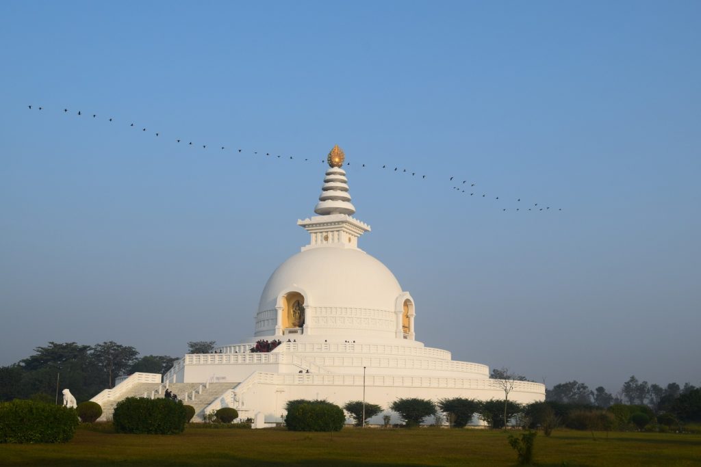 Templo en Lumbini (Nepal)