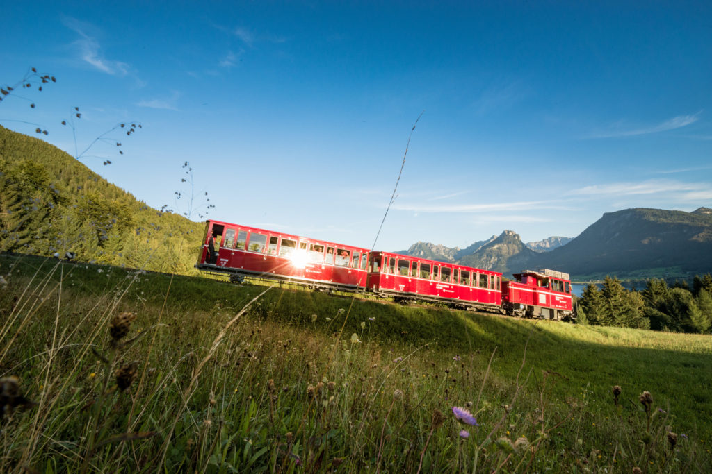 El tren cremallera SchafbergBahn. Autor: Turismo de Austria