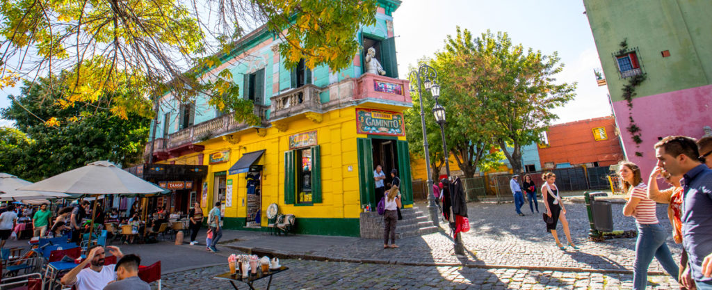 Imagen del Caminito, en el barrio de Boca. Autor: Turismo de Buenos Aires.