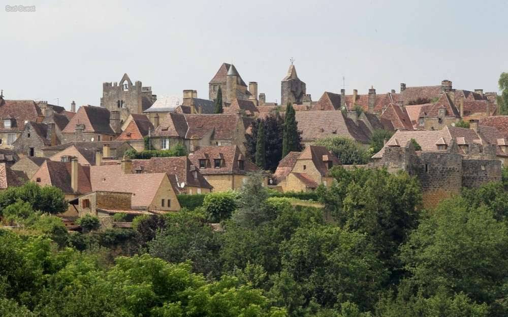 La localidad francesa de Domme, en la Dordoña. Autor: Wikipedia