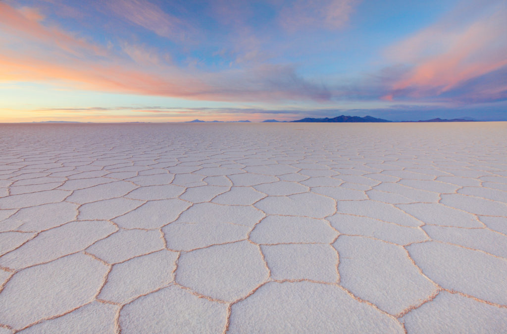 El Salar de Uyuni, en el sur de Bolivia