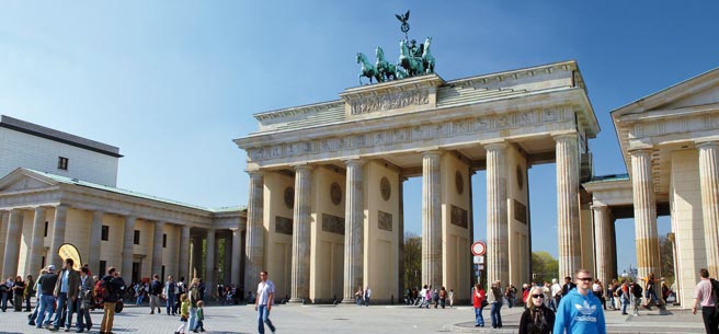 Puerta de Brandenburgo, en Berlín.