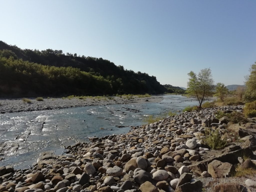 Río Cinca en Labuerda (Huesca)