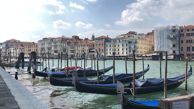 Góndolas en Venecia