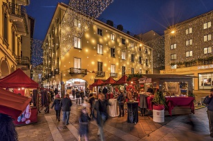 Mercadillo navideño de Lugano (Suiza)