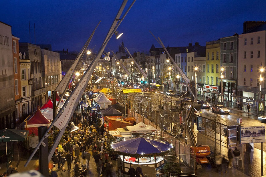 Ambiente navideño en Irlanda