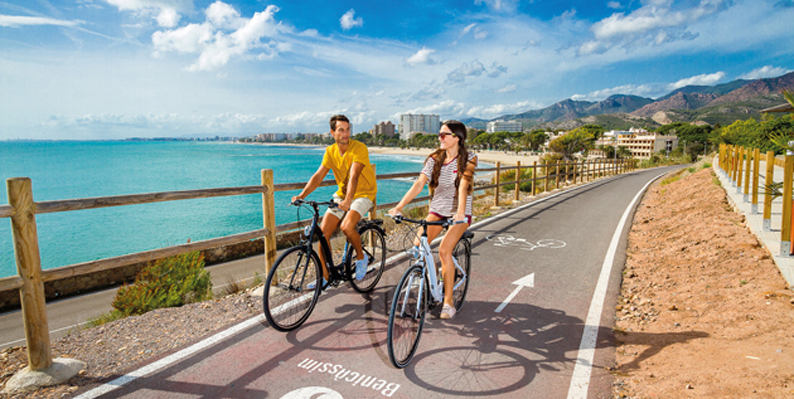 Ruta en bici por la costa de Benicàssim (Castellón)