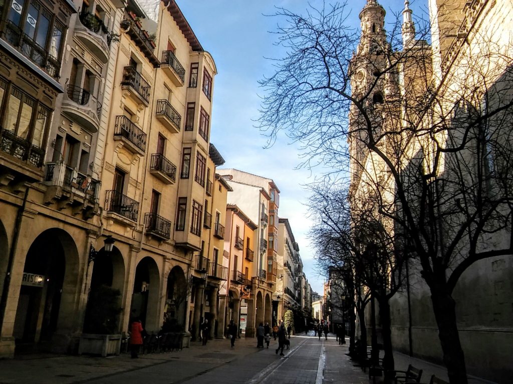 Calle Portales Logroño La Rioja España