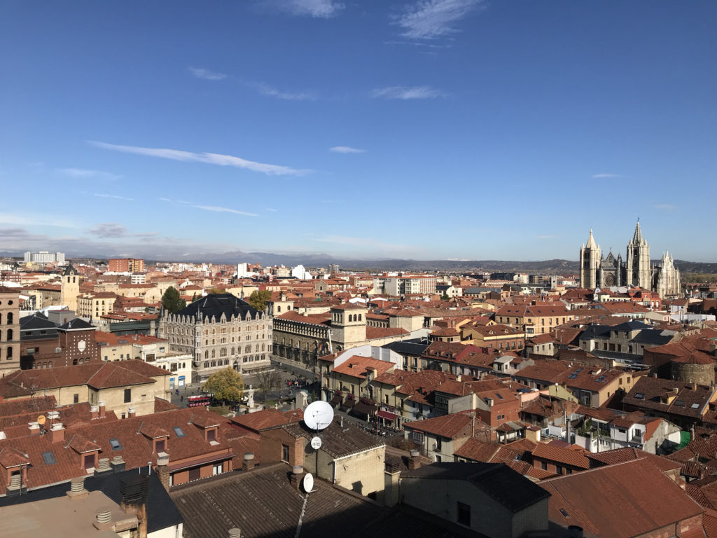 Vista de León