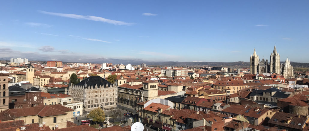 Vista de León