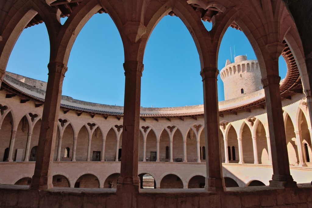 Interior del Castillo de Bellver, en Palma de Mallorca.