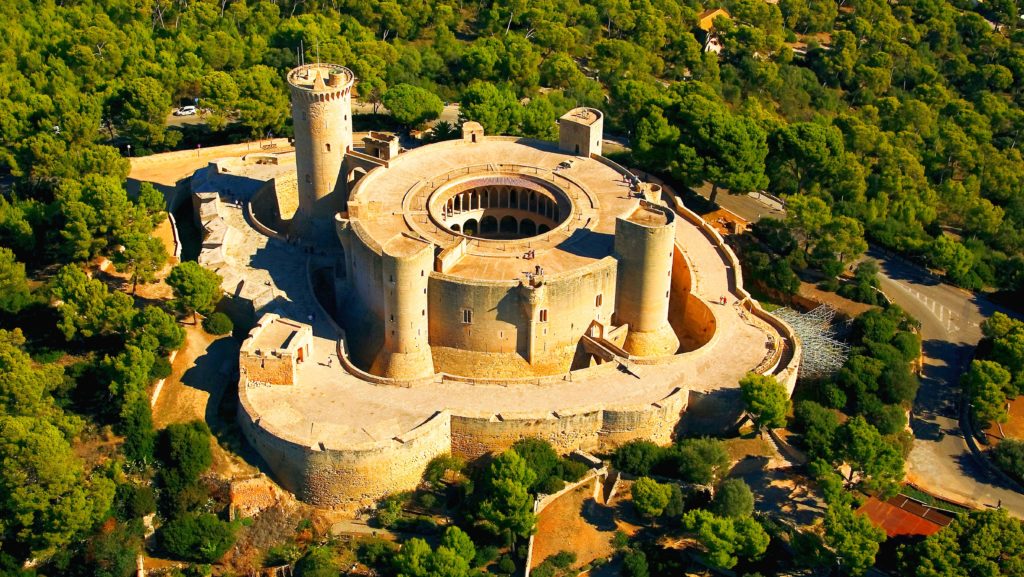 Castillo de Bellver (foto aérea)