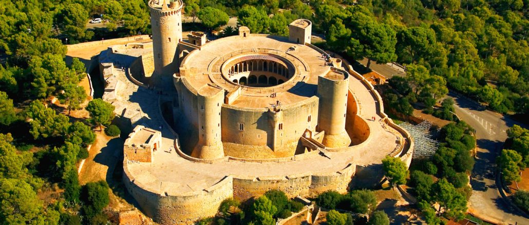 Castillo de Bellver (foto aérea)
