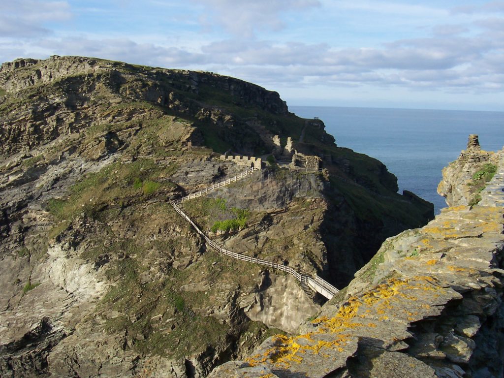 Ruinas del castillo de Tintagel