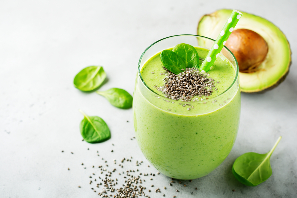 Smoothie de aguacate cremoso