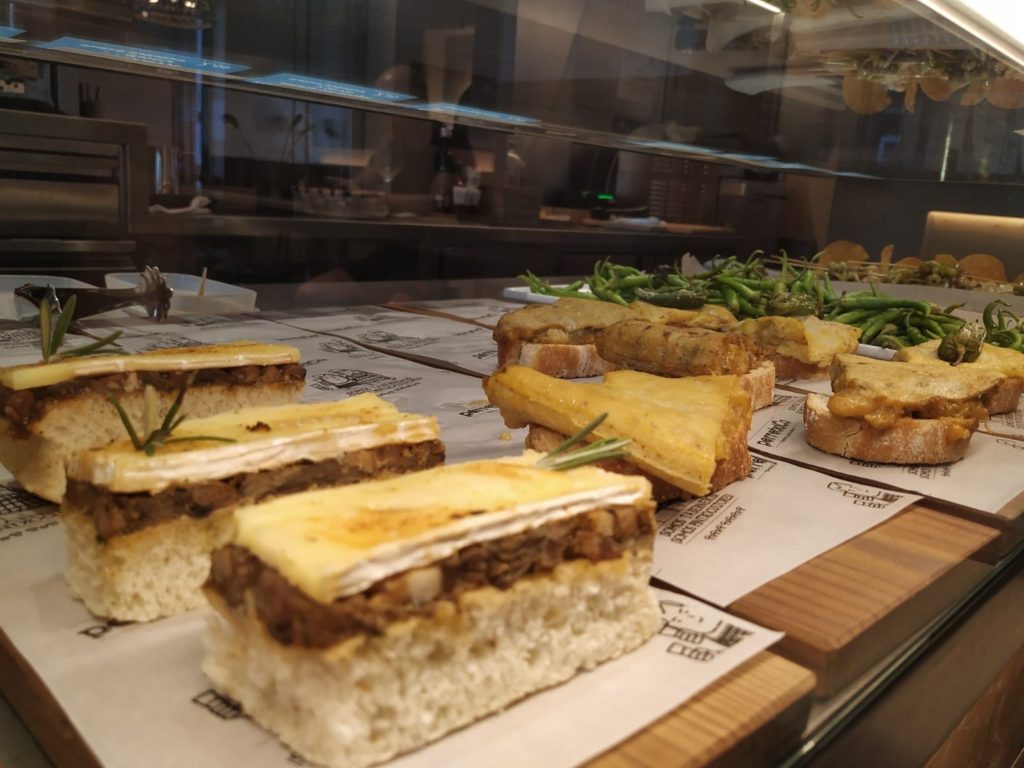 Pintxos vascos (Taberna Perretxico, Madrid)