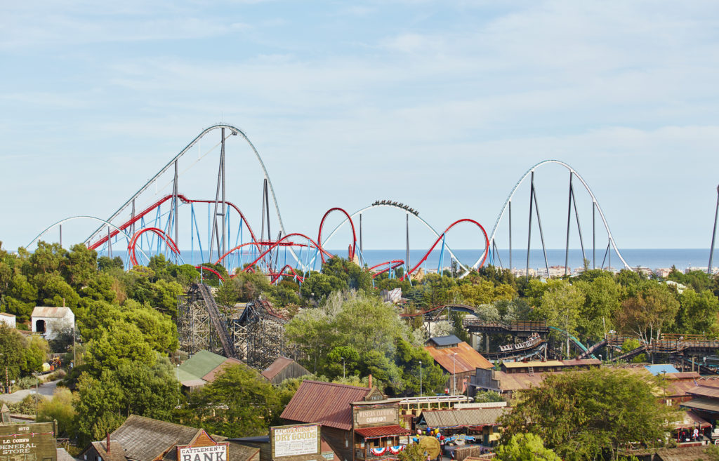 Vista de Shambala, atracción de Portaventura