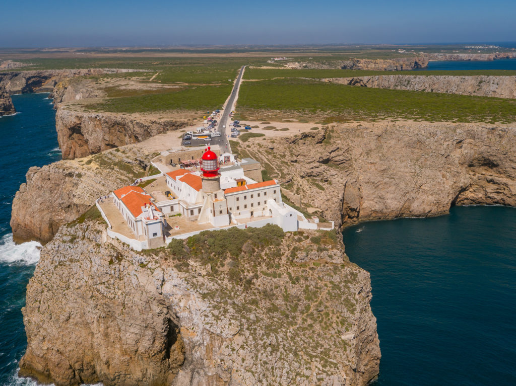 Cabo de San Vicente Creditos Algarve visto do Ar