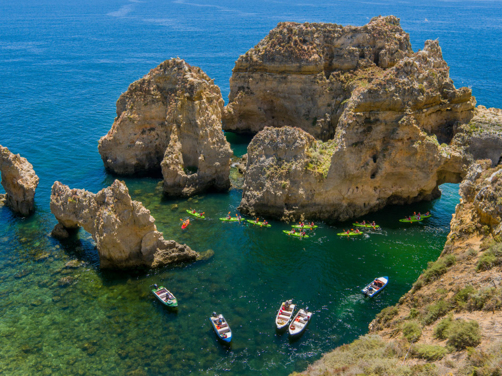 Lagos Ponta da Piedade Creditos Algarve visto do Ar