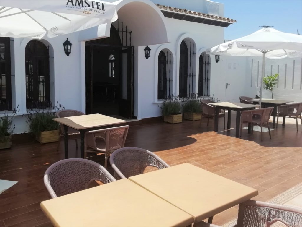 Terraza del restaurante Peix Blau (Denia)