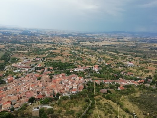 Panorámica desde la cima de Labastida (Álava)