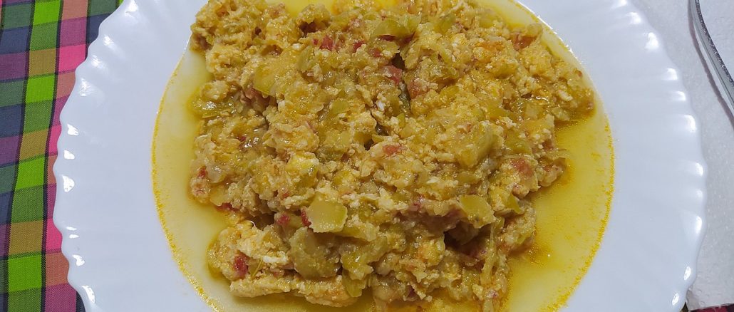 Zarangollo, plato típico de Murcia