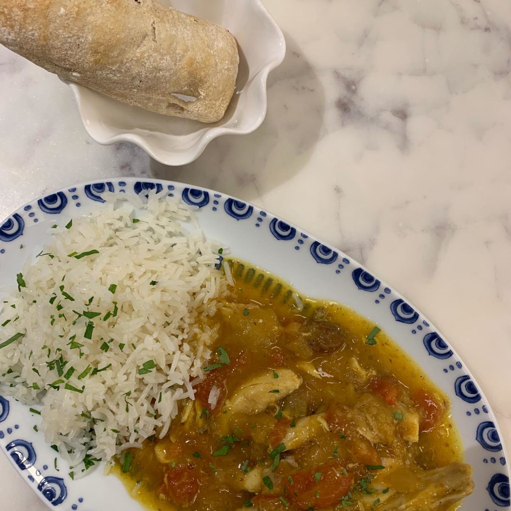 Tajine de pollo en Café-Bistrot (Madrid)