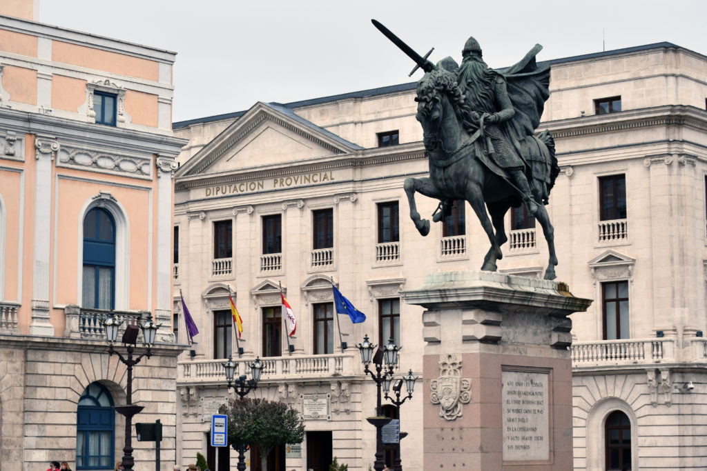 Estatua del Cid Campeador en Burgos