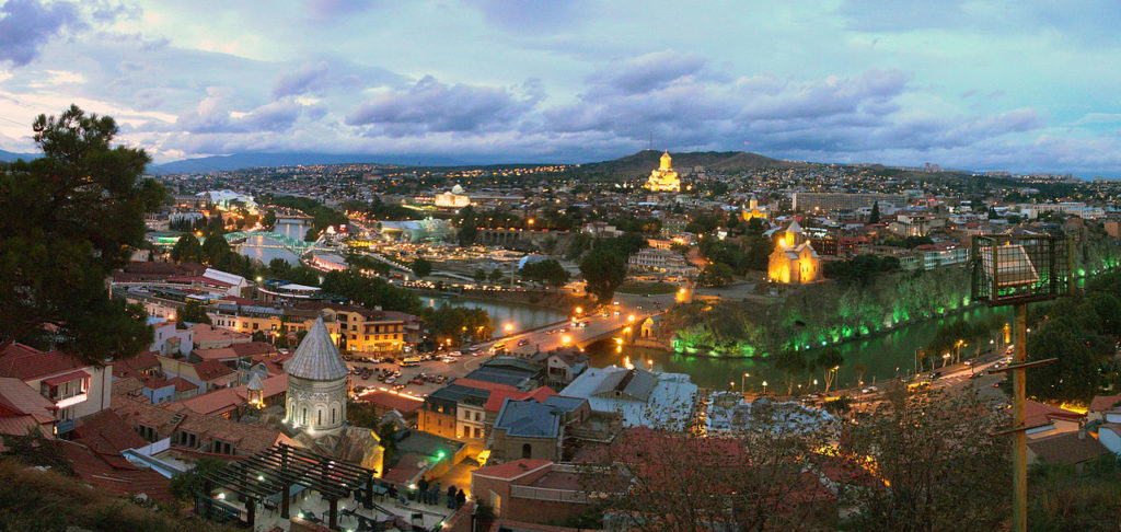 1280px Tbilisi sunset 6.jpg De Vladimer Shioshvili Flickr