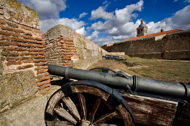 Cañones en Ciudad Rodrigo (Salamanca)