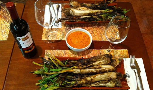 Calçots del Restaurante Carmen (Barcelona)