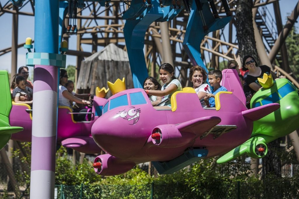 Padrinos Voladores, Parque de Atracciones de Madrid