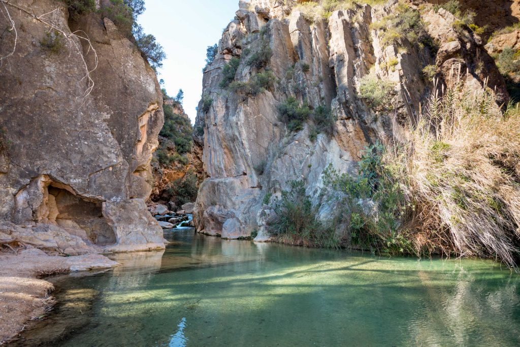 La Playeta, en la Ruta del Agua de Chelva