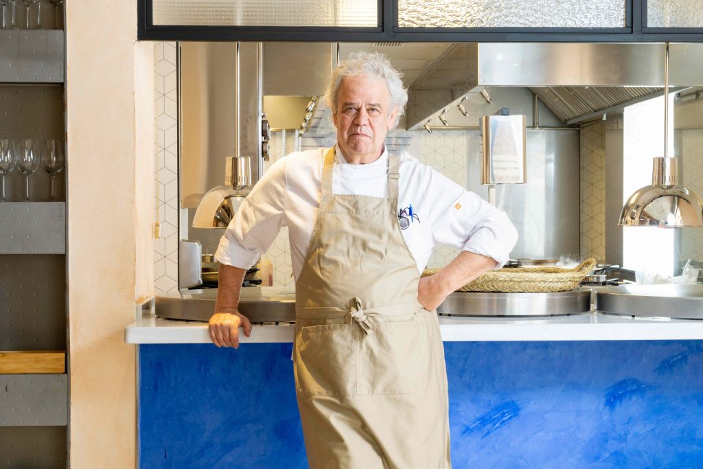 José Luis García-Berlanga en su restaurante