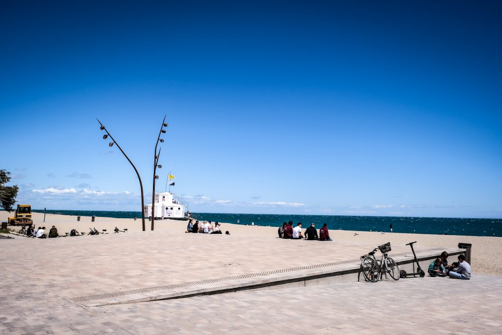 Playa de Argelès-sur-Mer. Francia. Imagen: Benjamin Collard.