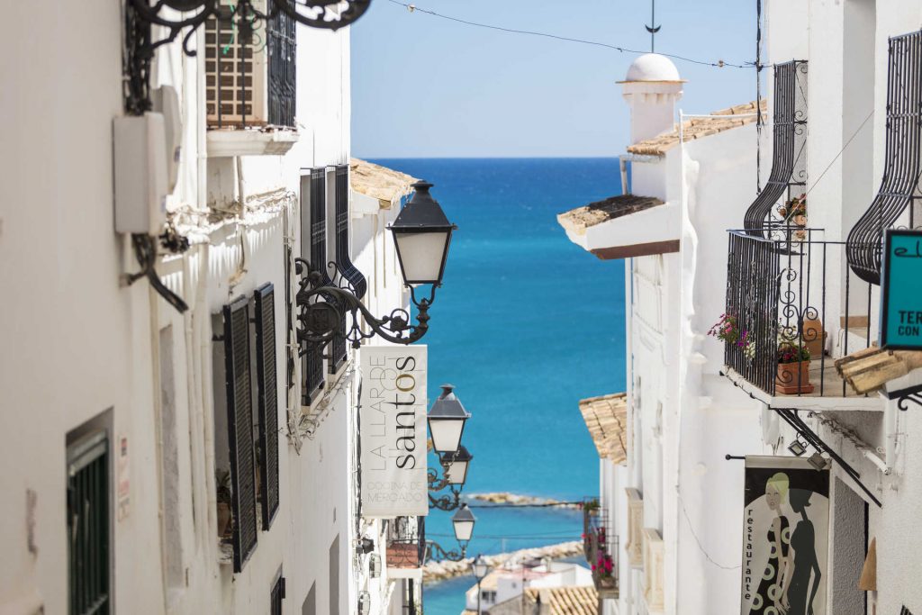 Vistas al Mediterráneo desde Altea