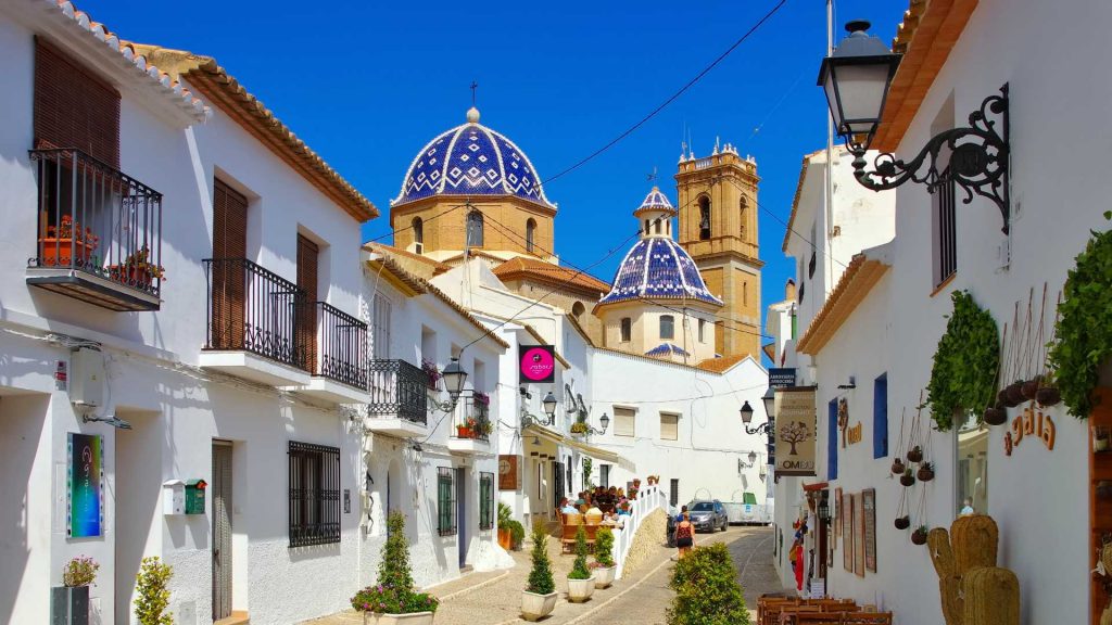 Casco histórico de Altea (Alicante)