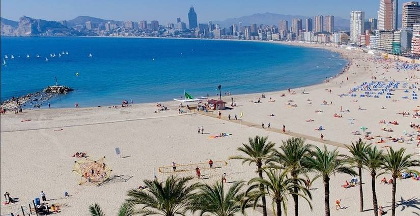 Playa de Poniente de Benidorm