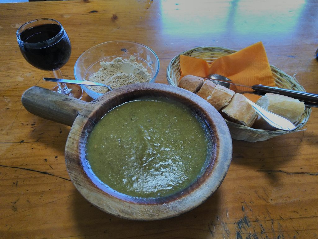 Crema de berros y gofio, La Gomera