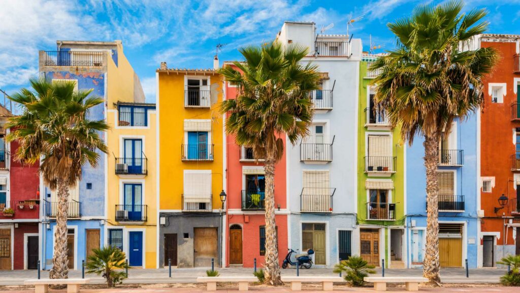 Villajoyosa casas coloreadas