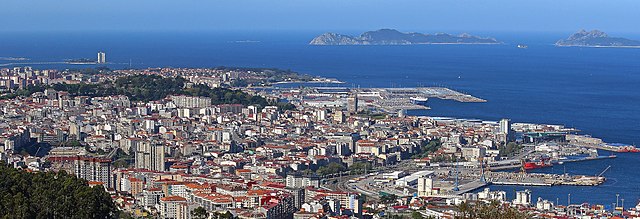 Vista panorámica de Vigo