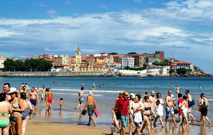 Playa de San Lorenzo de Gijón