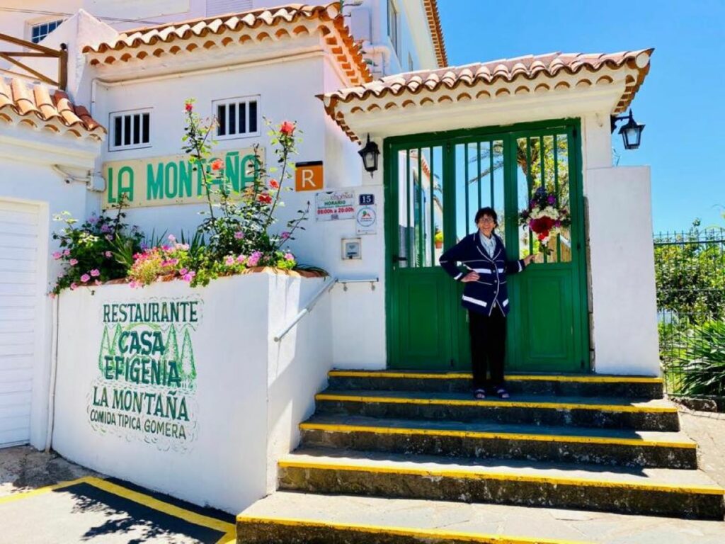 Entrada Casa Efigenia, en La Gomera, Islas Canarias