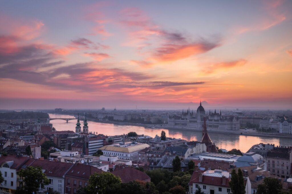 Río Danubio en Budapest