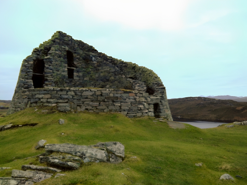 El broch Dun Carloway en la isla de Lewis y Harris, en Escocia