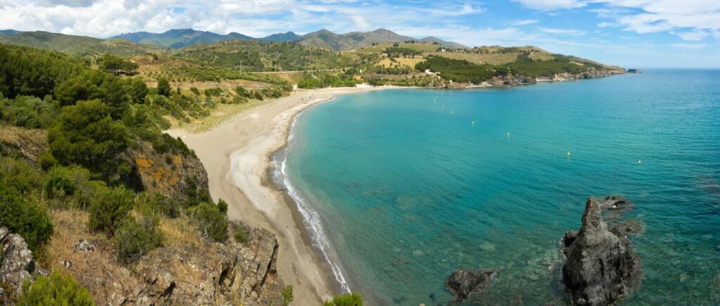 Playa de Colera, en la Costa Brava.