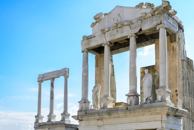 Ruinas del Imperio Romano en Sofía