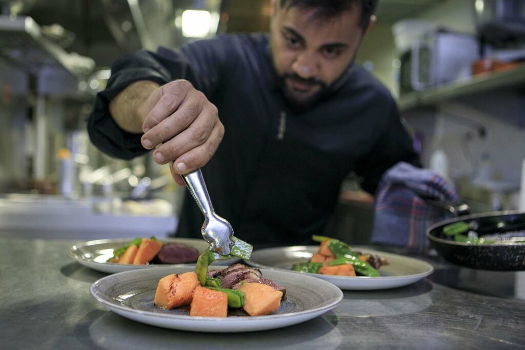 Comida de vanguardia en Cachitos (Barcelona)